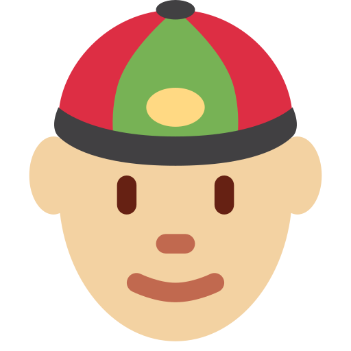 Person With Skullcap Medium Light Skin Tone