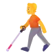 Person with White Cane Color