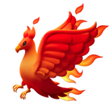 Phoenix Bird Apple Emoji
