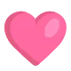 Pink Heart Flat