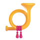 Postal Horn Color