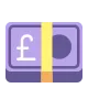 Banknote with Pound Sign Flat