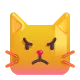 Pouting Cat Face Color