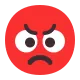 Pouting Face Flat