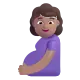 pregnant woman: medium skin tone Color