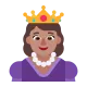 princess: medium skin tone Flat