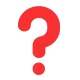 Black Question Mark Ornament Flat