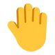 Raised Back of Hand Flat