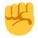 Raised Fist Flat