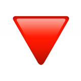 Down-Pointing Red Triangle