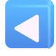 Black Left-Pointing Triangle Color