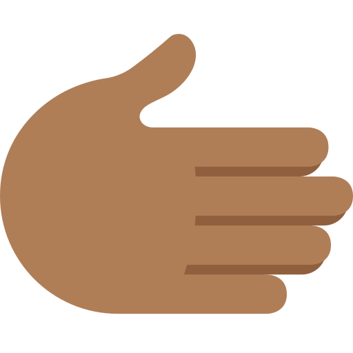 Rightwards Hand Medium Dark Skin Tone