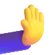 Rightwards Pushing Hand Color