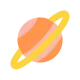 Ringed Planet Flat