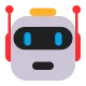 Robot Face Flat