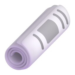 Rolled-Up Newspaper 3D