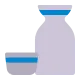 Sake Bottle and Cup Flat