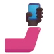selfie: dark skin tone Color