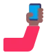 selfie: medium-dark skin tone Flat