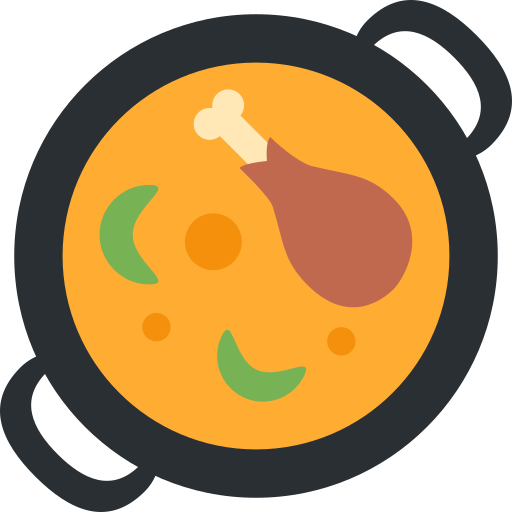 Shallow Pan of Food