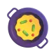 Shallow Pan of Food Color
