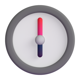 Clock Face Six O’Clock 3D