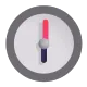 Clock Face Six O’Clock Color