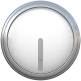 Clock Face Six-Thirty