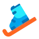 Ski and Ski Boot Flat