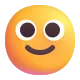 Slightly Smiling Face Color
