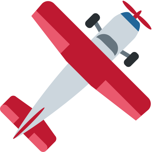 Small Airplane Discord Emoji