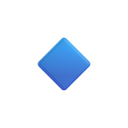 Small Blue Diamond 3D