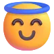 Smiling Face with Halo Color