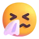 Sneezing Face Color