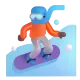 snowboarder: medium-dark skin tone Color