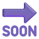 Soon with Rightwards Arrow Above Color