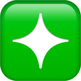 Sparkle Apple Emoji