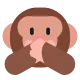 Speak-No-Evil Monkey Flat