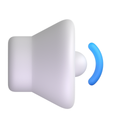 Speaker with One Sound Wave 3D