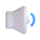 Speaker with One Sound Wave Color