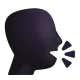 Speaking Head in Silhouette Color