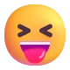 Face with Stuck-Out Tongue and Tightly-Closed Eyes Color