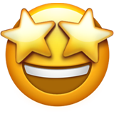 Grinning Face with Star Eyes