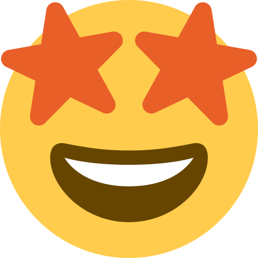 Grinning Face with Star Eyes