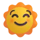 Sun with Face Color
