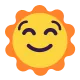 Sun with Face Flat