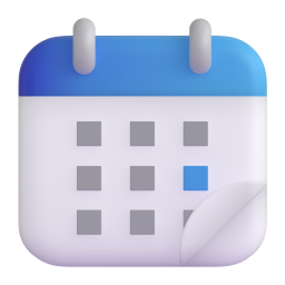 Tear-Off Calendar 3D