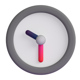 Clock Face Ten-Thirty 3D