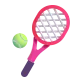 Tennis Racquet and Ball Color