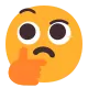 Thinking Face Flat